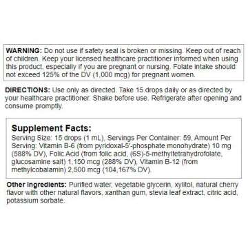 Nutra BioGenesis Methyl Factors - B12 and Methyl Folate to Help Support Brain & Cardiovascular Healt...