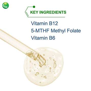 Nutra BioGenesis Methyl Factors - B12 and Methyl Folate to Help Support Brain & Cardiovascular Health - Berry Flavor - 2 oz