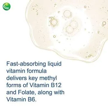 Nutra BioGenesis Methyl Factors - B12 and Methyl Folate to Help Support Brain & Cardiovascular Health - Berry Flavor - 2 oz