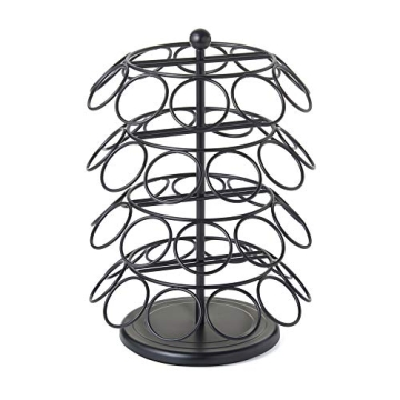 Nifty K Cup Holder - Stylish 40 K-Cup Carousel Spins 360°