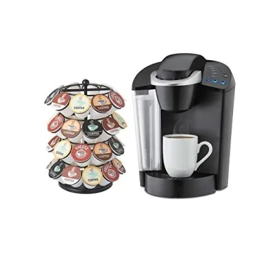 Nifty K Cup Holder - Stylish 40 K-Cup Carousel Spins 360°