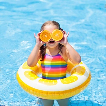KIDPAR Fruit Pool Floats for Kids with Cup Holders