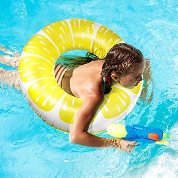 KIDPAR Fruit Pool Floats for Kids with Cup Holders