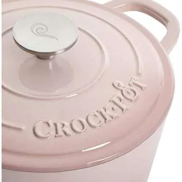 Crock-Pot Artisan Dutch Oven, 5-Quart in Blush Pink