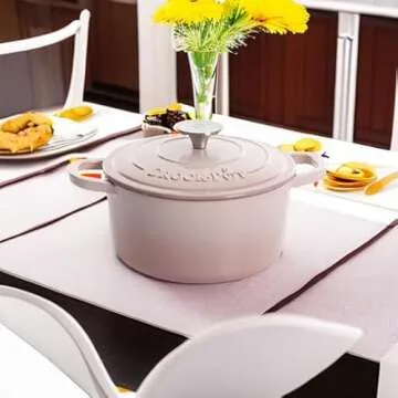 Crock-Pot Artisan Dutch Oven, 5-Quart in Blush Pink