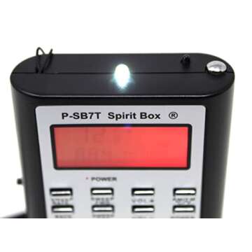 SB7T Spirit Box Paranormal Research Device with Ghost Augustine Flashlight