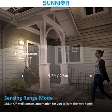 Sunning Motion Sensor Wall Sconce Set for Flexible Lighting