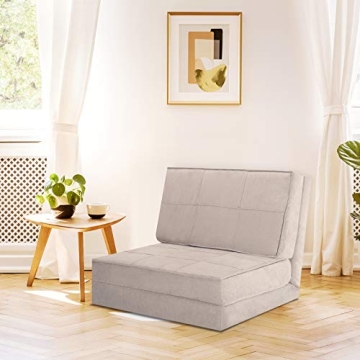 Giantex 5-Position Adjustable Flip Chair - Versatile Sofa Lounger