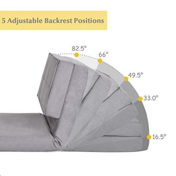 Giantex 5-Position Adjustable Flip Chair - Versatile Sofa Lounger