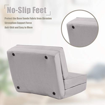 Giantex 5-Position Adjustable Flip Chair - Versatile Sofa Lounger