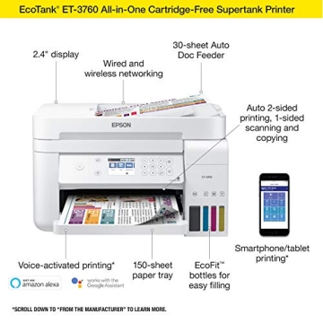 Epson EcoTank ET-3760 All-in-One Wireless Printer