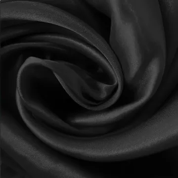 Vimate Black Silk Feeling Scarf, Stylish & Versatile