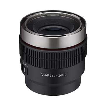 Samyang 35mm T1.9 Cine Lens for Sony E - Amazing Quality