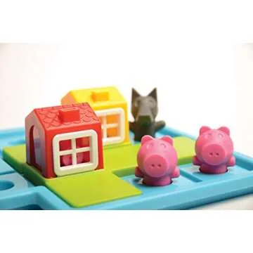 SmartGames Three Little Piggies Cognitive Skill Puzzle Game