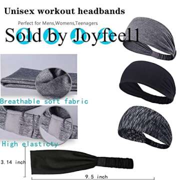 Comfortable and Durable Workout Headbands for All