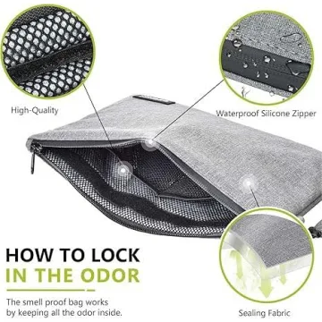 OZCHIN Smell Proof Bag with Combination Lock