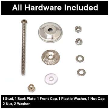 IndianShelf 2 Pack Ceramic Dotted White Drawer Knobs for Kitchen Cabinet Hardware Door Decorative Dr...