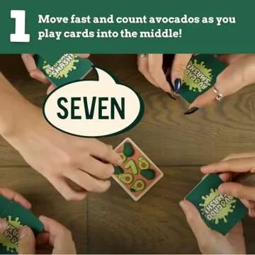 Ridley's Avocado Smash Family Action Card Game