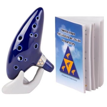 Deekec Zelda Ocarina with Song Book for Music Lovers and Gamers