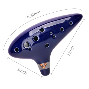 Deekec Zelda Ocarina with Song Book for Music Lovers and Gamers