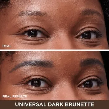 IT Cosmetics Brow Power Eyebrow Pencil, Universal Dark Brunette - Long-Lasting, Budge-Proof Formula - With Biotin - For Dark Brown to Black Hair Colors - 0.005 oz