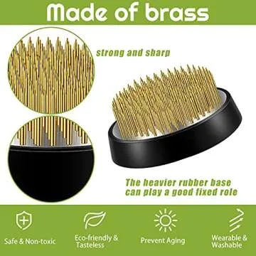 WILLBOND 3-Piece Flower Arranger Frog Set for Floral Design