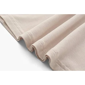 Kindcall Women’s Slim Fitted Mock Turtleneck Tops Long Sleeve Lightweight Base Layer Shirts (Beige1, Small)