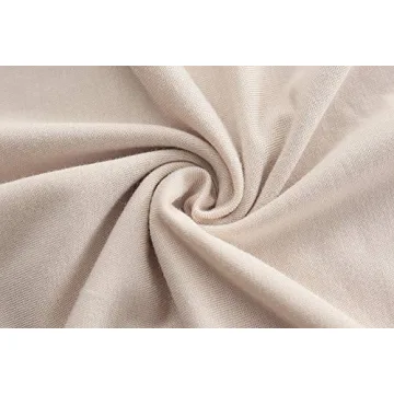 Kindcall Women’s Slim Fitted Mock Turtleneck Tops Long Sleeve Lightweight Base Layer Shirts (Beige1, Small)