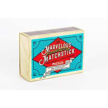 Marvelous Matchstick Puzzles - 50 Matchstick Challenges & 50 lateral Thinking Puzzles - Unique Brain...