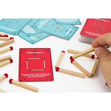 Marvelous Matchstick Puzzles - 50 Matchstick Challenges & 50 lateral Thinking Puzzles - Unique Brain Teasing Challenges by Professor Puzzle.