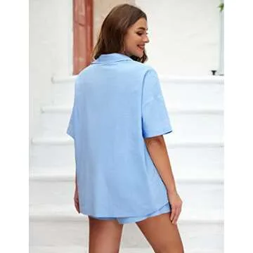 IN'VOLAND Plus Size Two Piece Linen Set for Summer