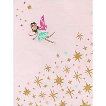 Simple Joys by Carter's Girls and Toddlers' 4-Piece Pajama Set (Cotton Top & Fleece Bottom)