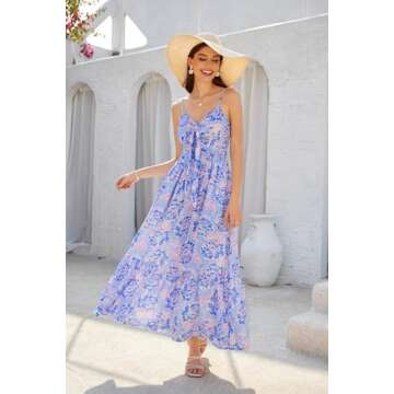 Stylish Summer Floral Maxi Dress for Women