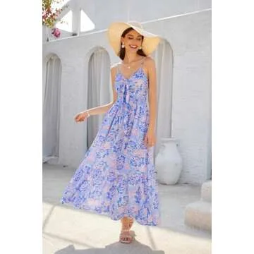 Stylish Summer Floral Maxi Dress for Women
