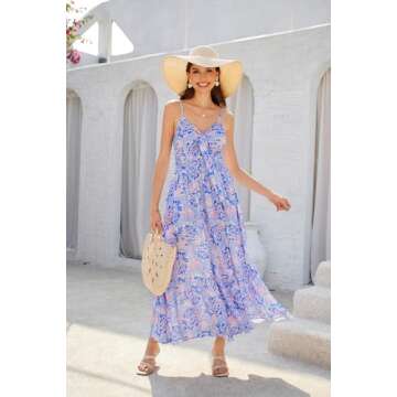 Stylish Summer Floral Maxi Dress for Women