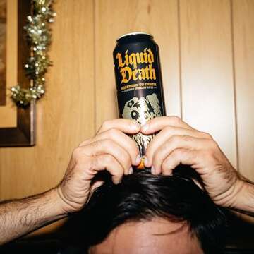 Liquid Death Orange-Flavored Sparkling Water - 8-Pack