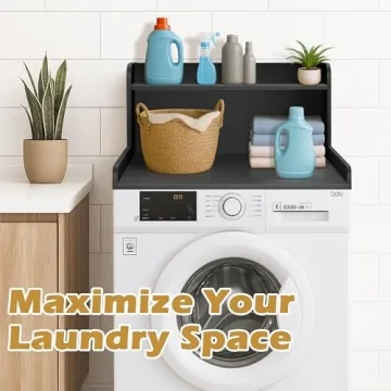 Royxen 2-Tier Washer Dryer Countertop for Laundry Organization