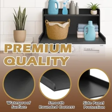 Royxen 2-Tier Washer Dryer Countertop for Laundry Organization
