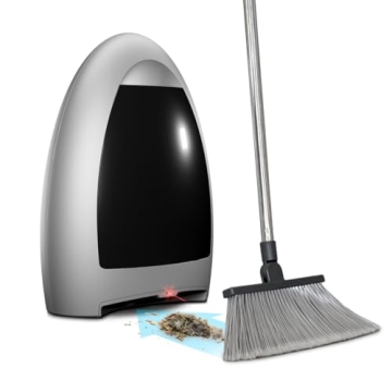 EyeVac Home Touchless Vacuum Automatic Dustpan - Great for Sweeping Pet Hair Food Dirt Kitchen - Fas...