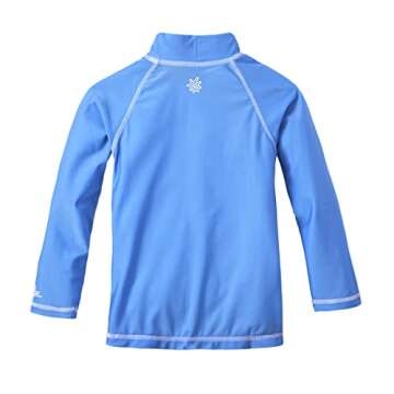 UV SKINZ UPF50+ Boys Long Sleeve Sun & Swim Shirt - Ocean Blue