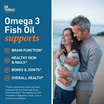 Dr. Tobias Omega 3 Fish Oil 2000mg for Heart Brain Immune Support