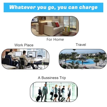 Dual Port USB Wall Charger 4-Pack for iPhone Android