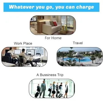 Dual Port USB Wall Charger 4-Pack for iPhone Android