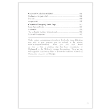 Treat Your Own Back: Your Guide to Pain Relief and Health