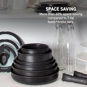 T-fal Ingenio Non Stick Cookware Set with Detachable Handle