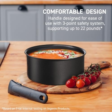 T-fal Ingenio Non Stick Cookware Set with Detachable Handle