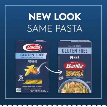 Barilla Gluten Free Penne Pasta, 12 oz (Pack of 8)