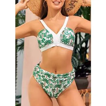 High Waisted Floral Swimsuits for Women - Sexy & Stylish