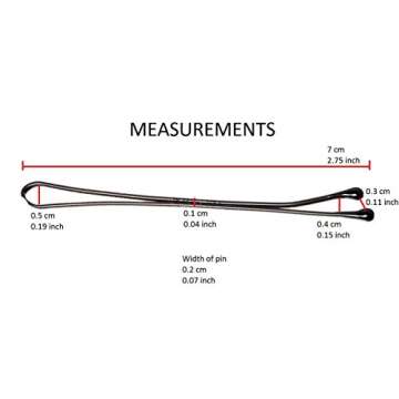 Kleravitex Jumbo Bobby Hair Pins - Secure Styling for All Hair Types