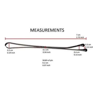 Kleravitex Jumbo Bobby Hair Pins - Secure Styling for All Hair Types